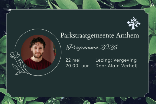 Lezing door Alain Verheij over vergeving