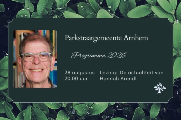 Lezing door Joop Berding over de actualiteit van Hannah Arendt